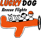 LUCKY DOG RESCUE FLIGHTS - ANIMAL RESCUE FLIGHTS - DOG RESCUE FLIGHTS - ANGEL FLIGHTS - CHARITY FLIGHTS - NFP